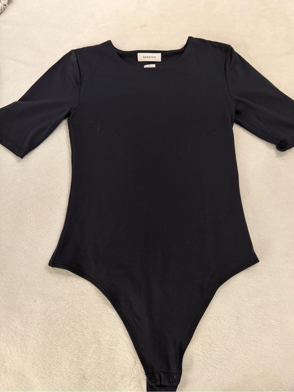 Aritzia black short sleeve bodysuit